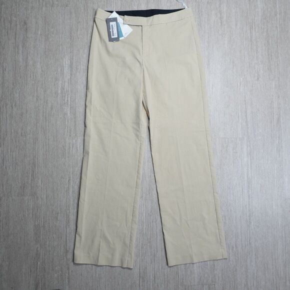 Mexx Denim - MEXX Women's Chinos Trouser Pants Wide Leg Cream NEW Sz 12 33x33 Stretch Cotton